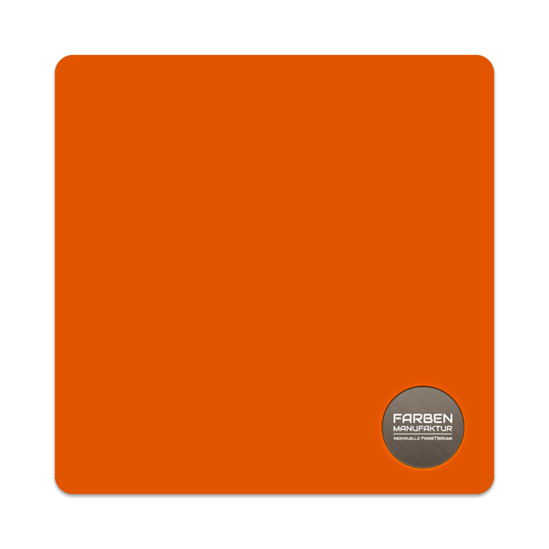 Farben Manufaktur (T)raumlux Seidenglänzend - RAL 2009 Verkehrsorange Farben Manufaktur (T)raumlux Seidenglänzend - RAL 2009 Verkehrsorange