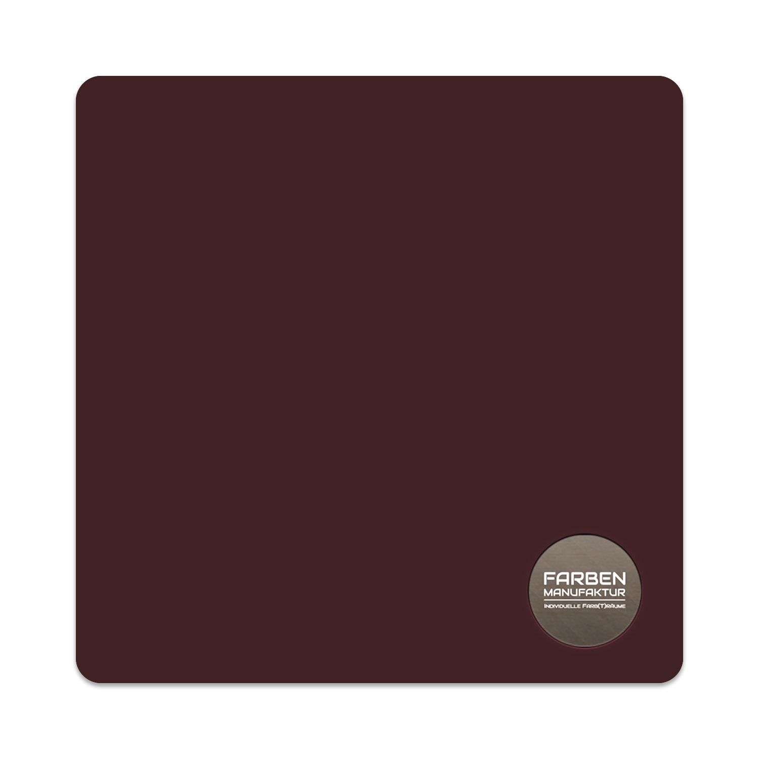 Farben Manufaktur Manufaktur Gold Bunttöne - RAL 3007 Schwarzrot