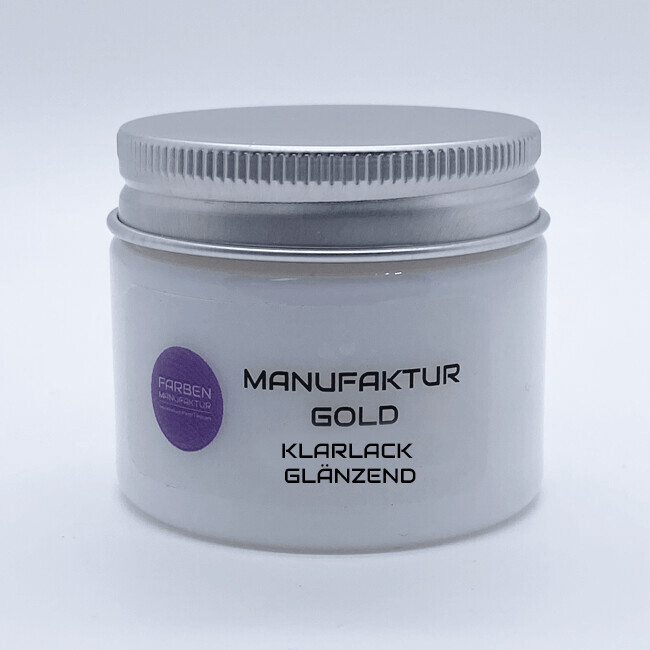 Farben Manufaktur Manufaktur Gold Klarlack - Glänzend Farben Manufaktur Manufaktur Gold Klarlack - Glänzend