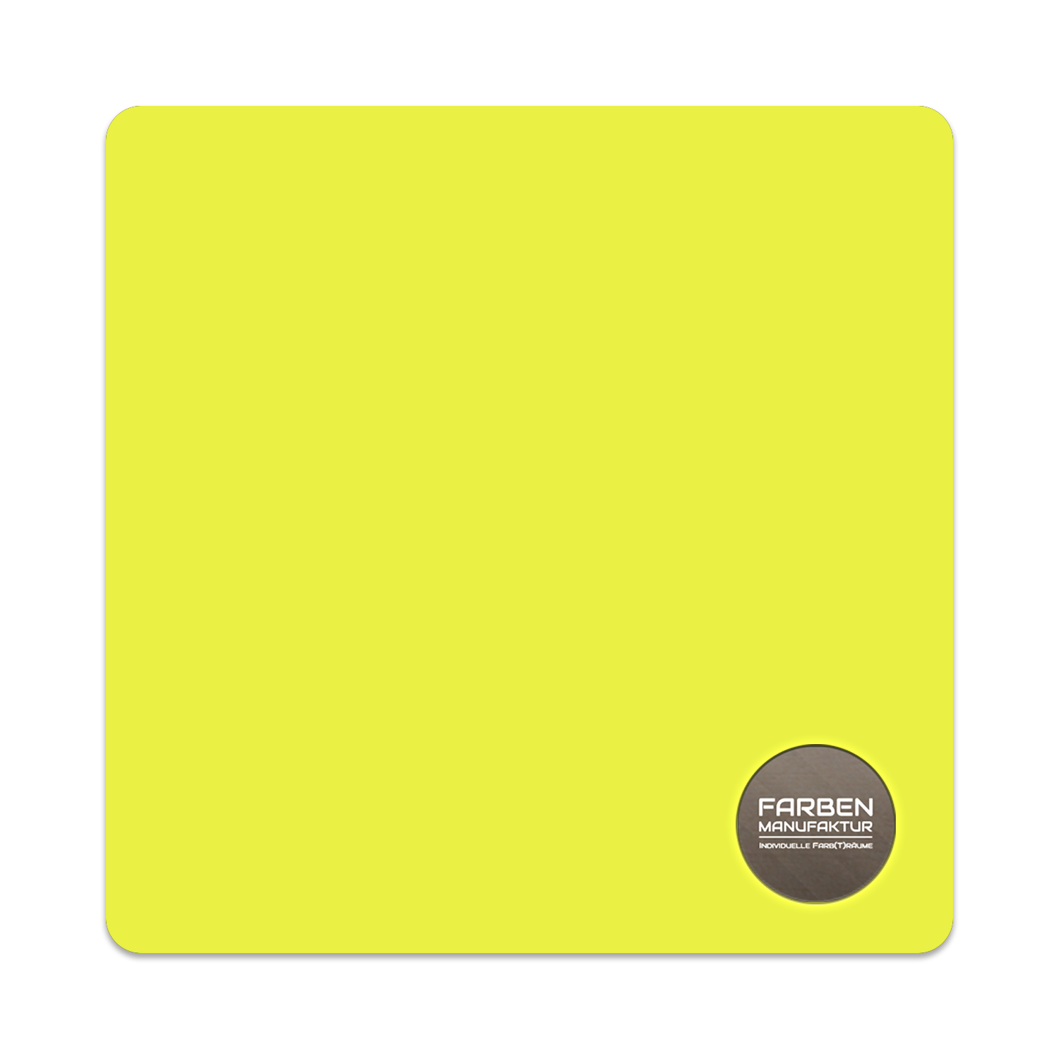 Farben Manufaktur Kreidefarbe mit Glitzer - RAL 1016 Schwefelgelb