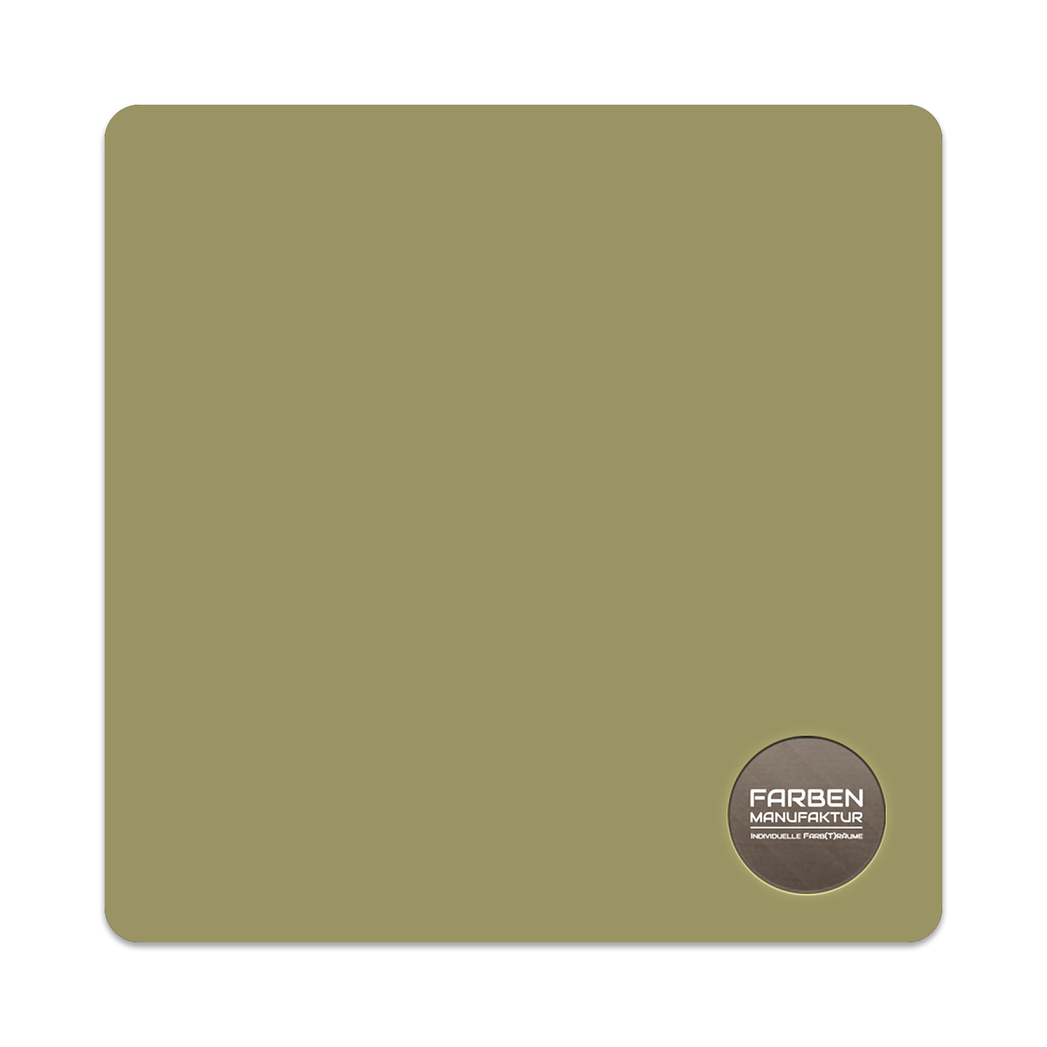 Farben Manufaktur Kreidefarbe mit Glitzer  - RAL 1020 Olivgelb