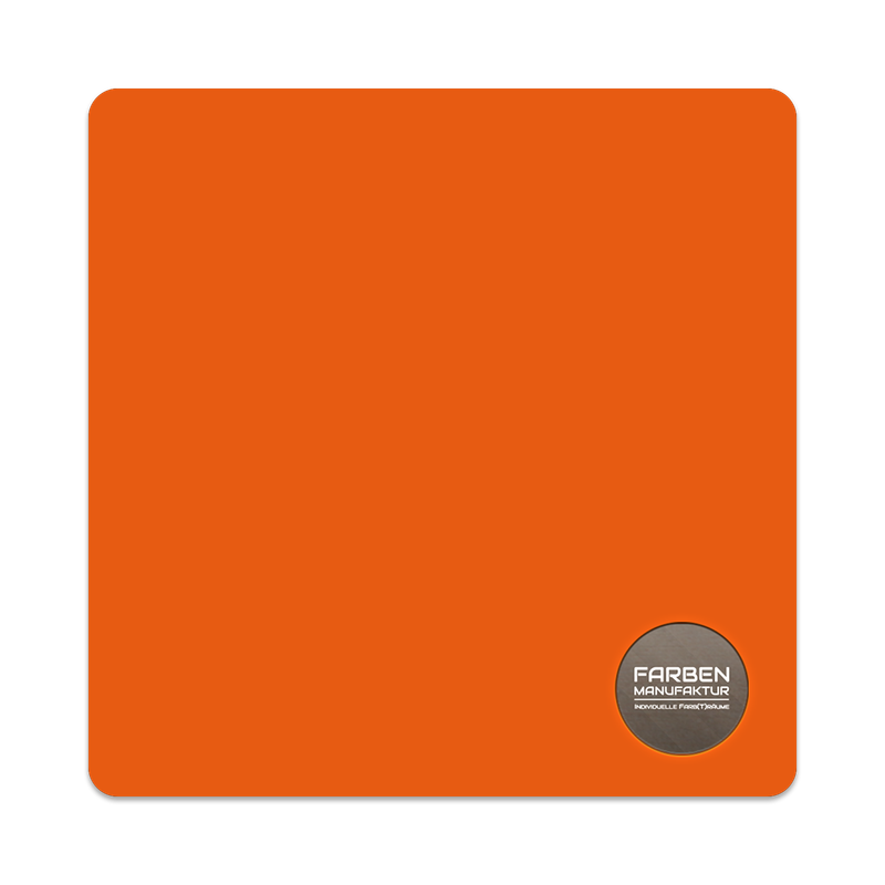Farben Manufaktur Kreidefarbe mit Glitzer - RAL 2004 Reinorange