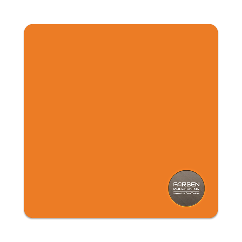 Farben Manufaktur Kreidefarbe mit Glitzer  - RAL 2011 Tieforange