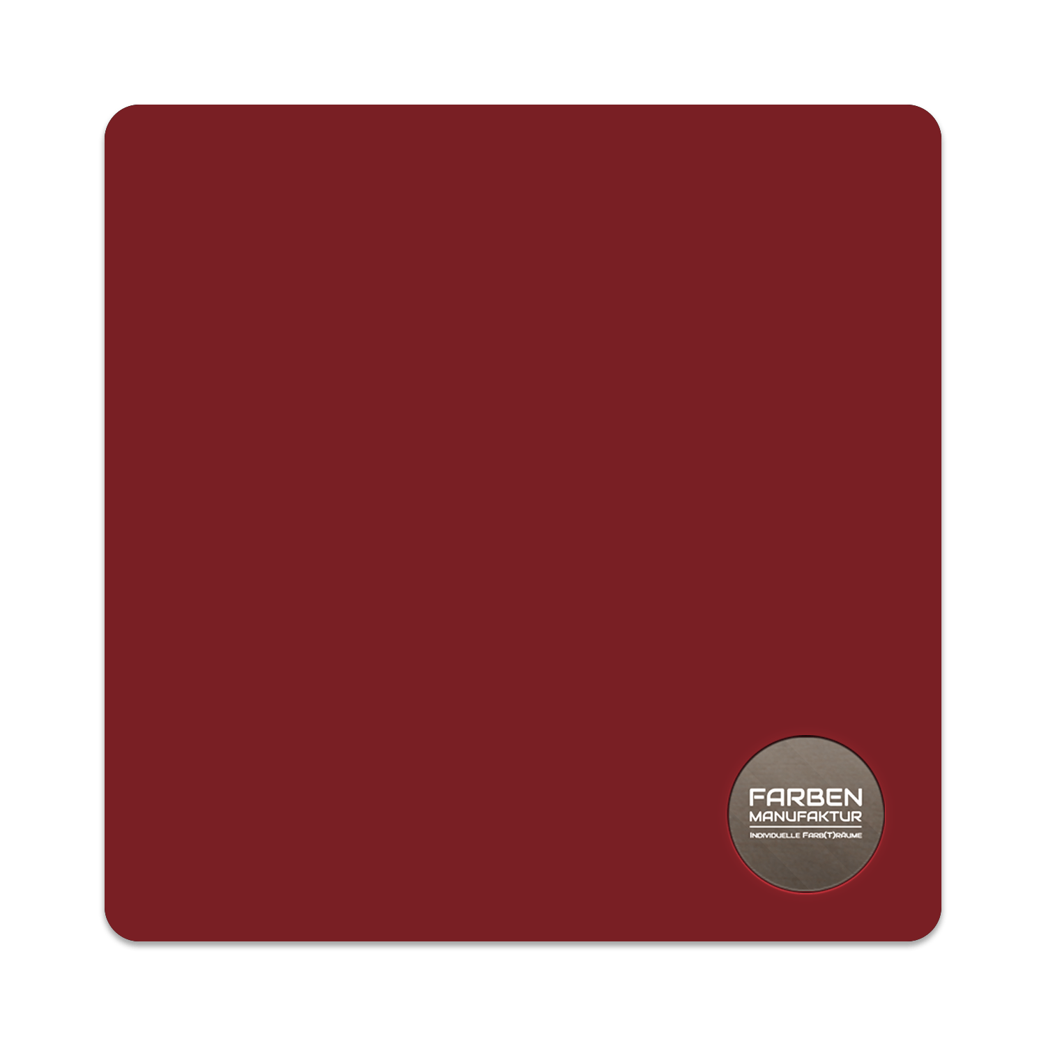 Farben Manufaktur Kreidefarbe mit Glitzer - RAL 3011 Braunrot