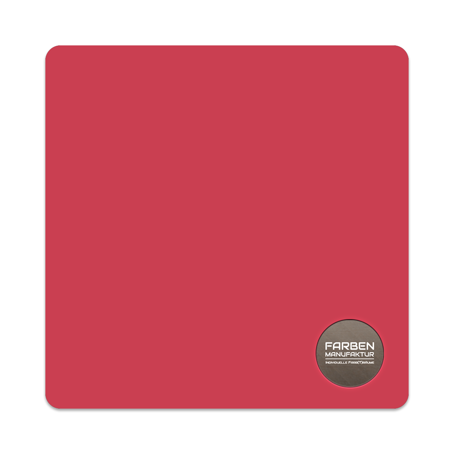 Farben Manufaktur Kreidefarbe mit Glitzer - RAL 3018 Erdbeerrot