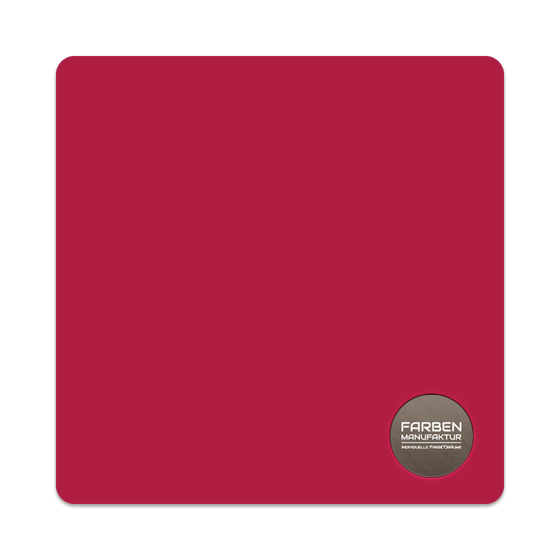 Farben Manufaktur Kreidefarbe mit Glitzer  - RAL 3027 Himbeerrot