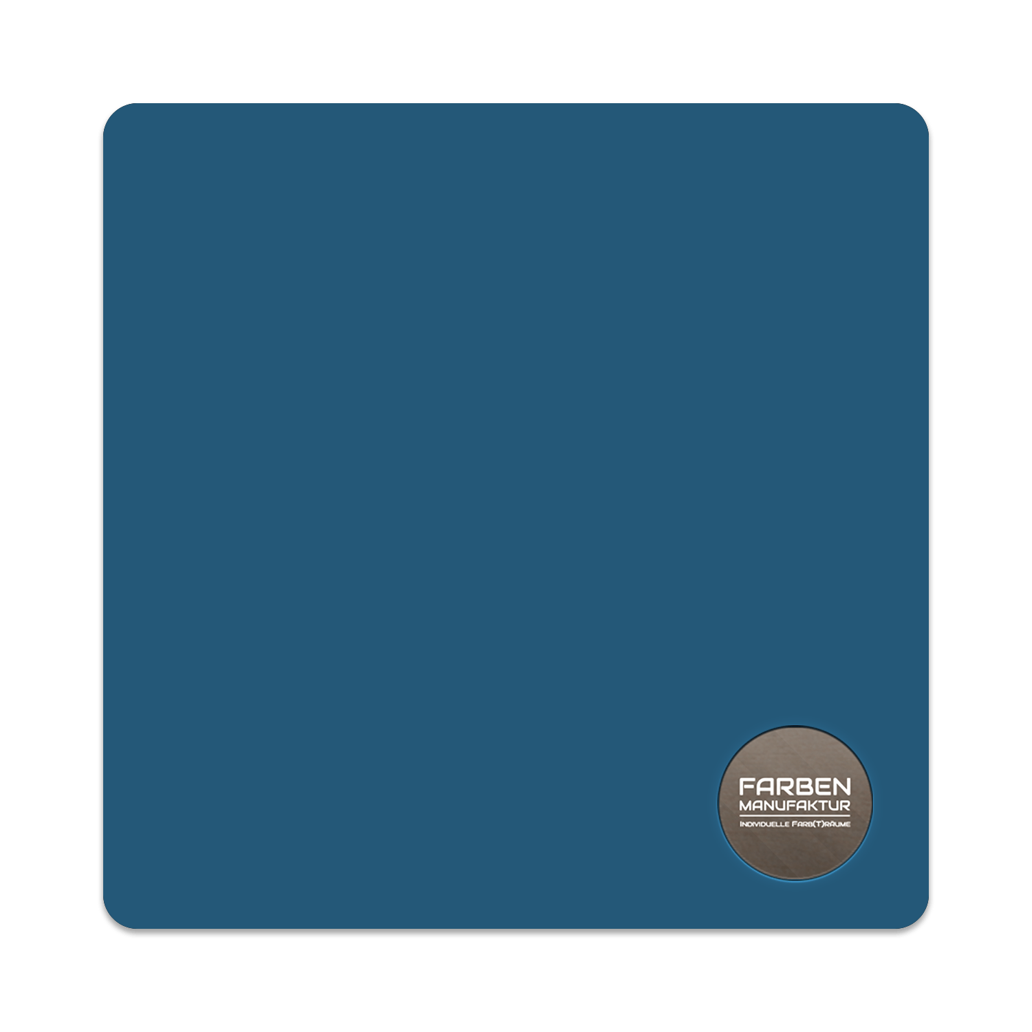 Farben Manufaktur Kreidefarbe mit Glitzer  - RAL 5009 Azurblau