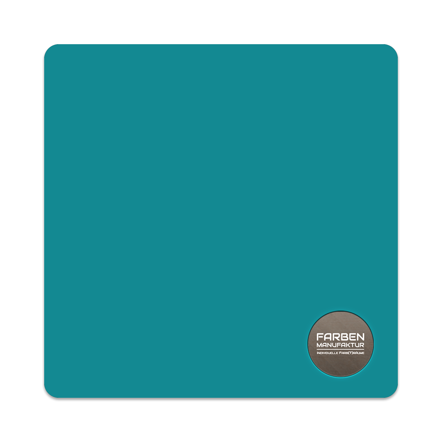 Farben Manufaktur Kreidefarbe mit Glitzer  - RAL 5018 Türkisblau