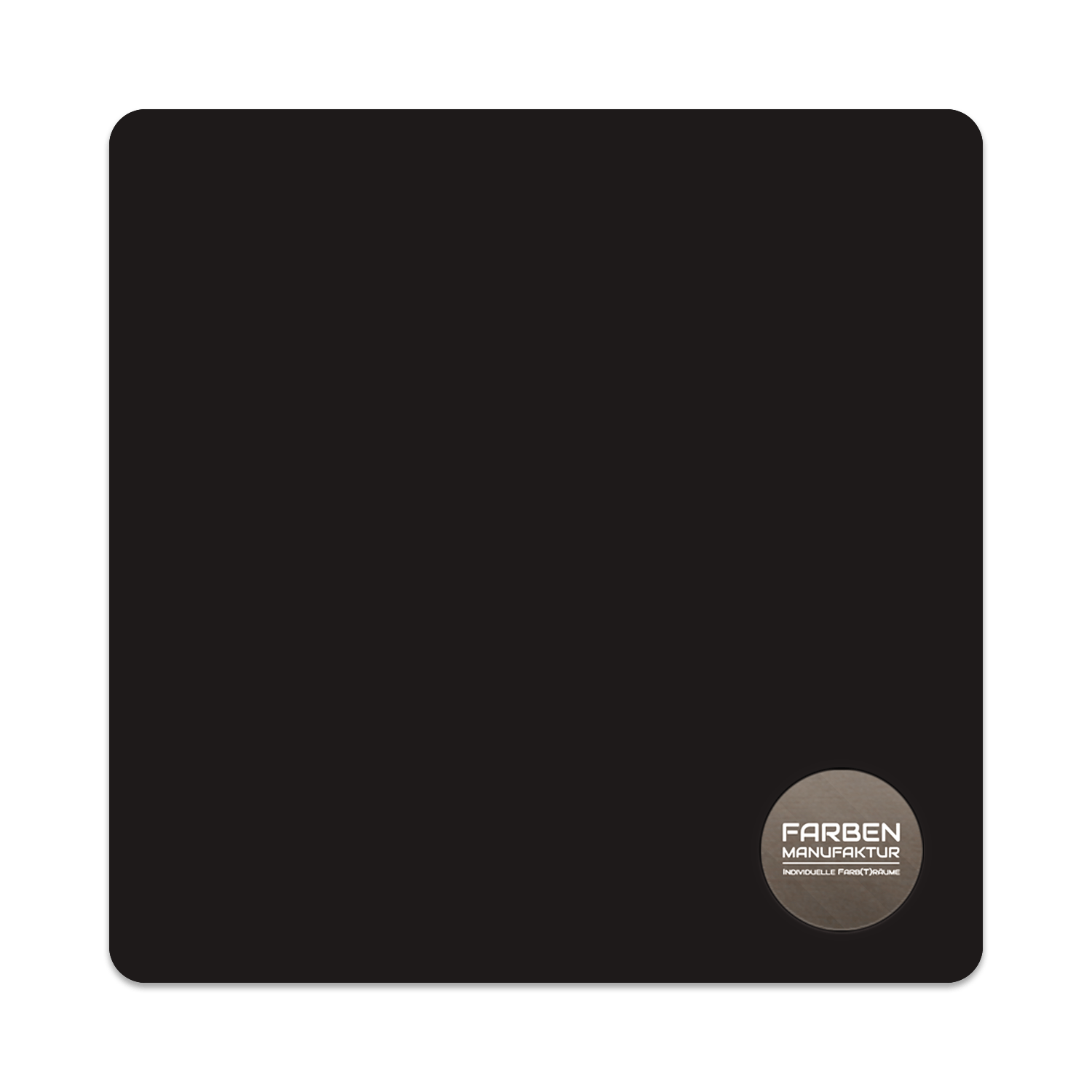 Farben Manufaktur Kreidefarbe mit Glitzer - RAL 8022 Schwarzbraun