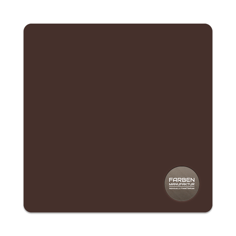 Farben Manufaktur Kreidefarbe mit Glitzer - RAL 8017 Schokoladenbraun