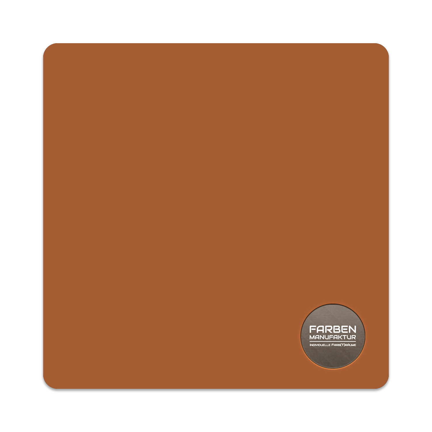 Farben Manufaktur Kreidefarbe mit Glitzer - RAL 8023 Orangebraun