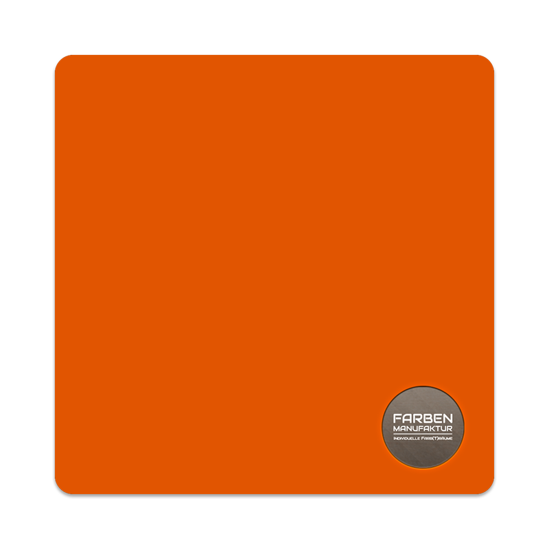Farben Manufaktur Treppenlack Bunttöne mit Glitzer - RAL 2009 Verkehrsorange