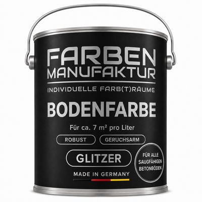 Garagen und Betonfarben mit Glitzer
