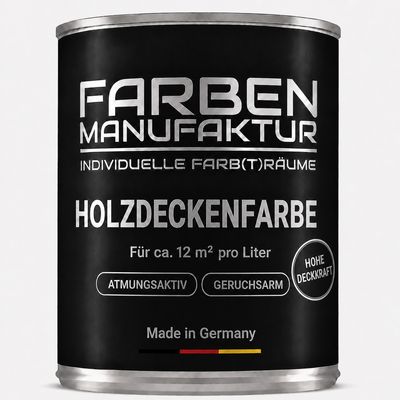 Holzdeckenfarbe Weiß