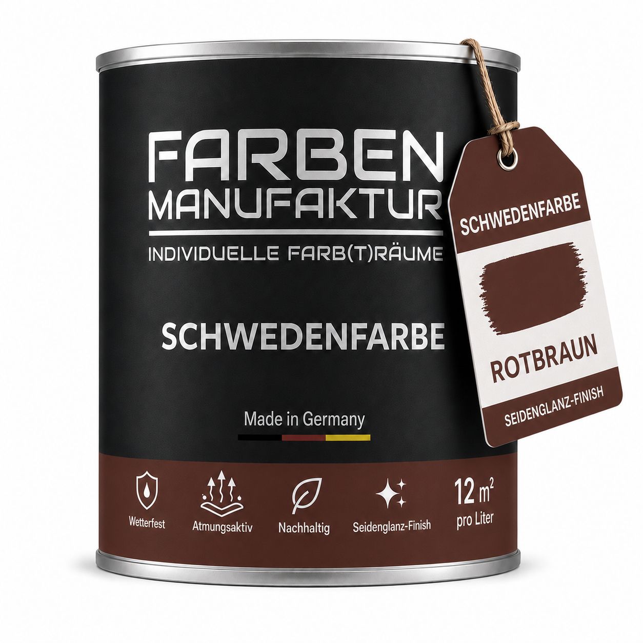 Farben Manufaktur Schwedenfarbe - Rotbraun Farben Manufaktur Schwedenfarbe - Rotbraun