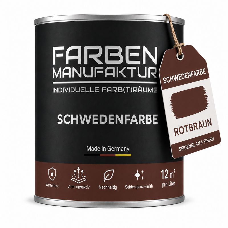 Farben Manufaktur Schwedenfarbe - Rotbraun Farben Manufaktur Schwedenfarbe - Rotbraun