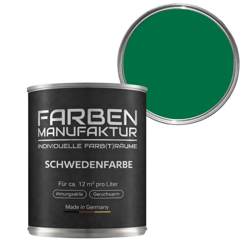 Farben Manufaktur Schwedenfarbe - Schwedengrün Farben Manufaktur Schwedenfarbe - Schwedengrün