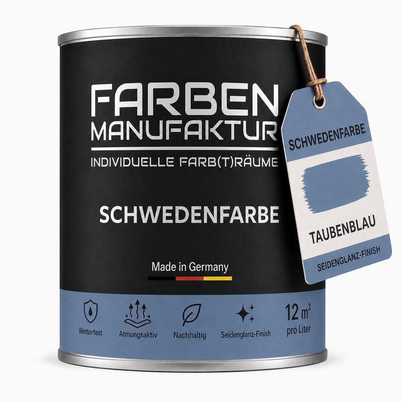 Farben Manufaktur Schwedenfarbe - Taubenblau Farben Manufaktur Schwedenfarbe - Taubenblau