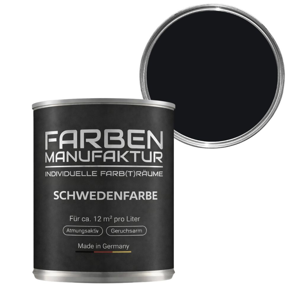 Farben Manufaktur Schwedenfarbe - Schwarz Farben Manufaktur Schwedenfarbe - Schwarz