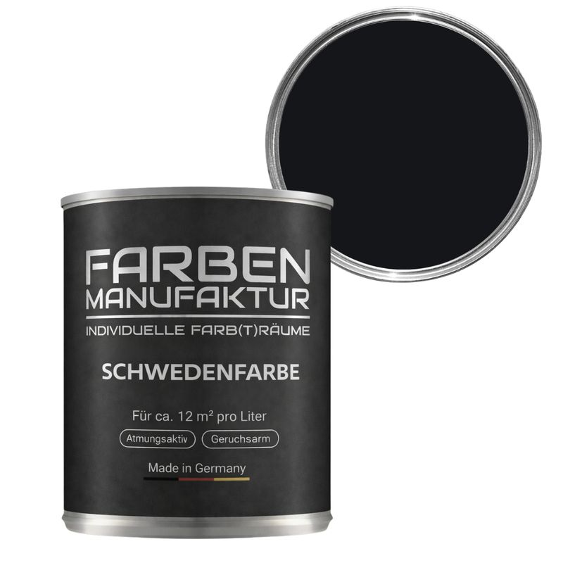 Farben Manufaktur Schwedenfarbe - Schwarz Farben Manufaktur Schwedenfarbe - Schwarz