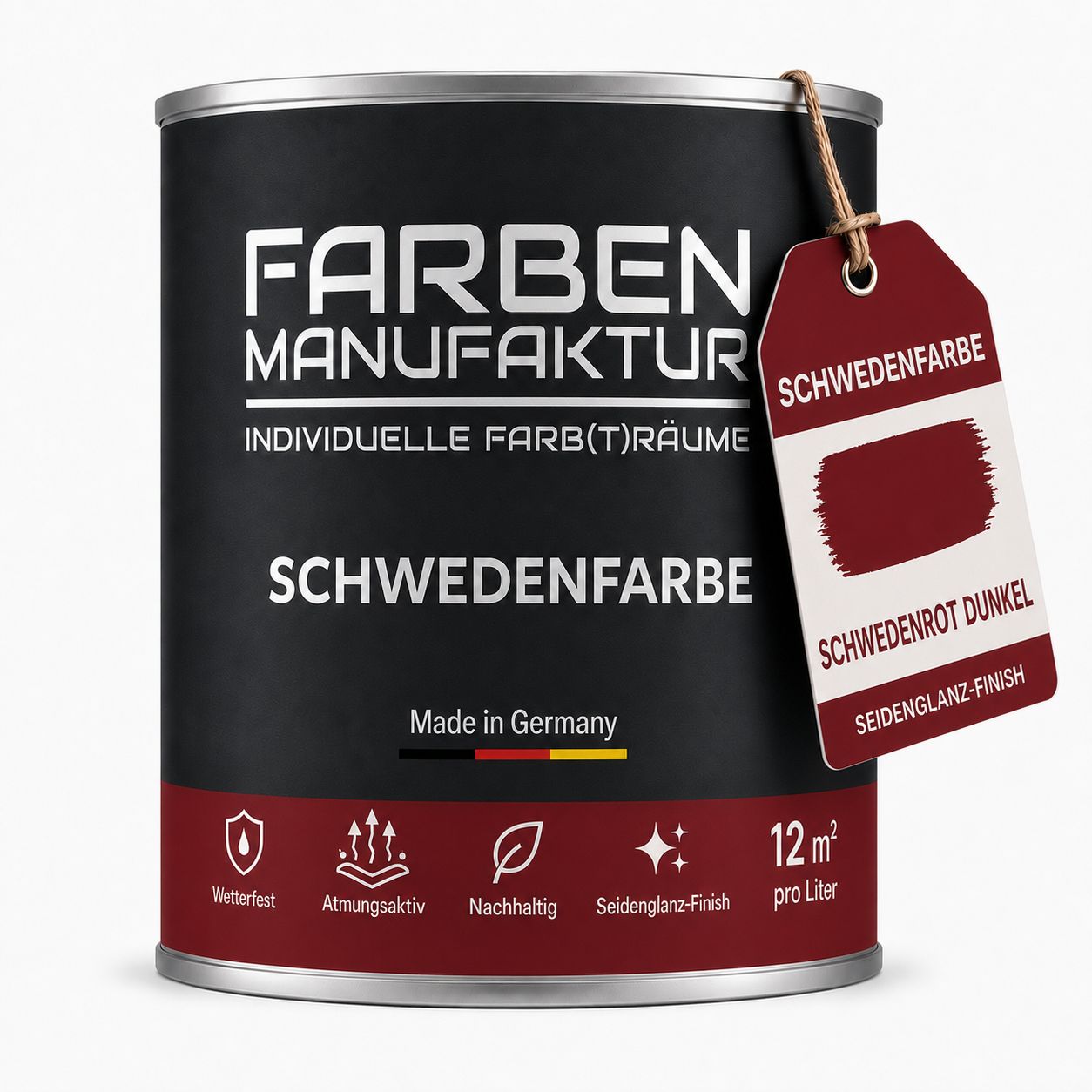 Farben Manufaktur Schwedenfarbe - Schwedenrot Dunkel Farben Manufaktur Schwedenfarbe - Schwedenrot Dunkel
