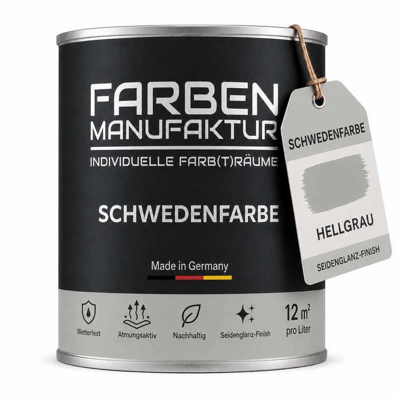 Farben Manufaktur Schwedenfarbe - Schweden Hellgrau Farben Manufaktur Schwedenfarbe - Schweden Hellgrau
