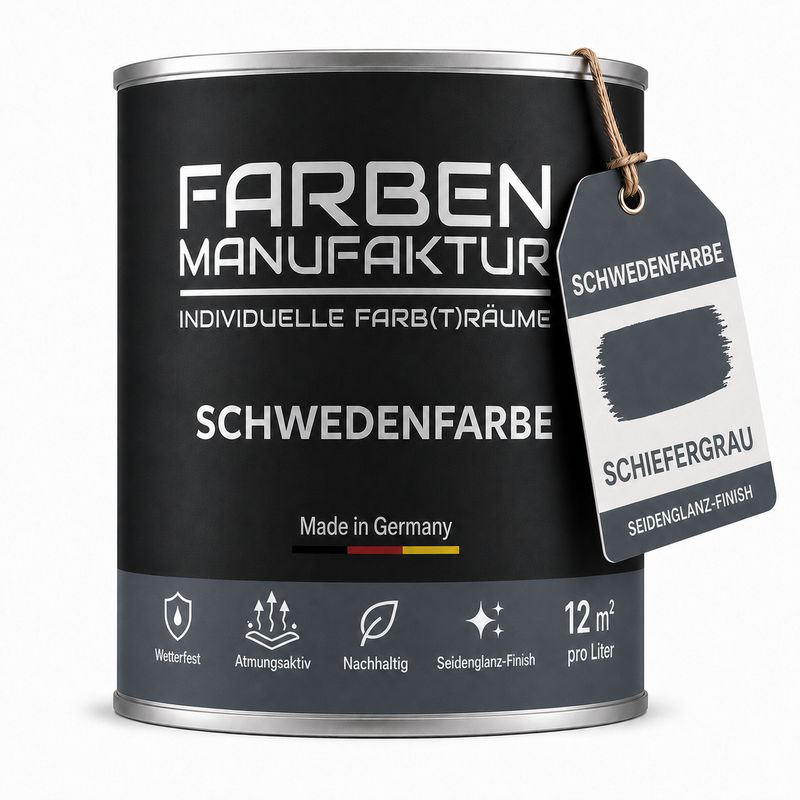 Farben Manufaktur Schwedenfarbe - Schiefergrau Farben Manufaktur Schwedenfarbe - Schiefergrau