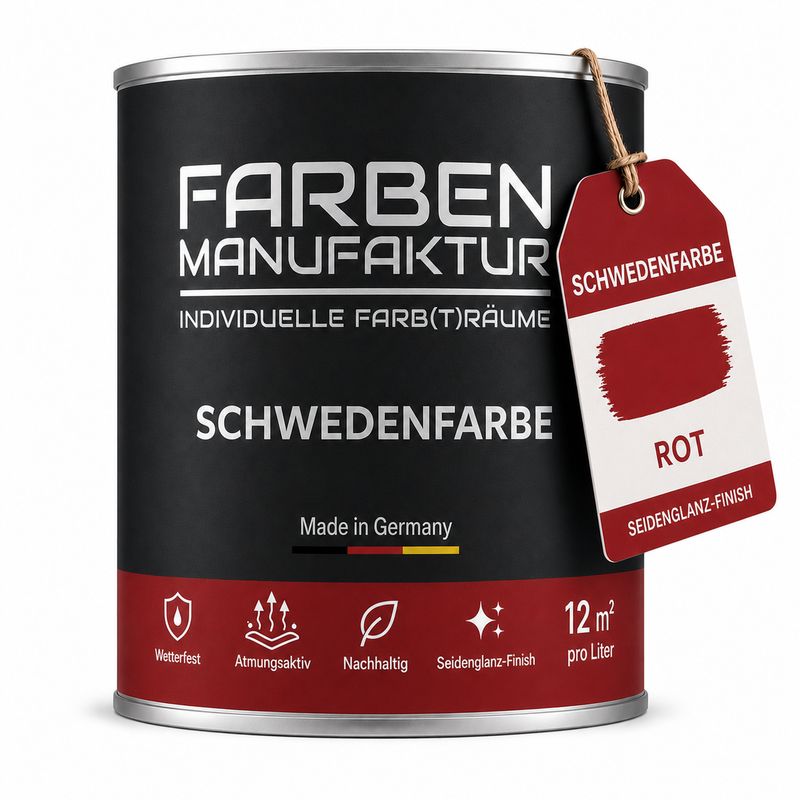 Farben Manufaktur Schwedenfarbe - Rot Farben Manufaktur Schwedenfarbe - Rot