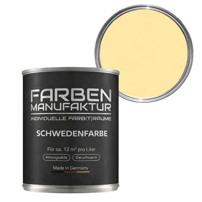 Farben Manufaktur Schwedenfarbe - Schwedengelb Hell Farben Manufaktur Schwedenfarbe - Schwedengelb Hell