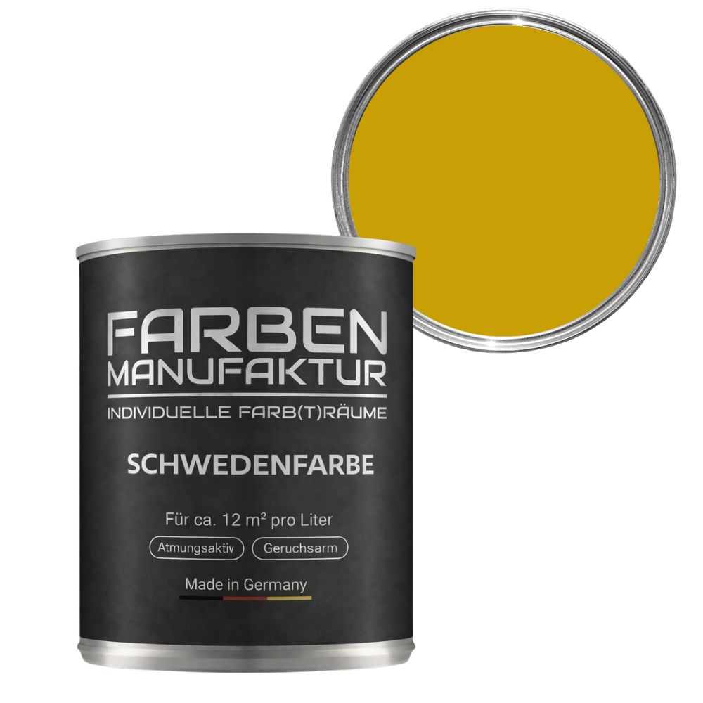 Farben Manufaktur Schwedenfarbe - Schwedengelb Dunkel Farben Manufaktur Schwedenfarbe - Schwedengelb Dunkel