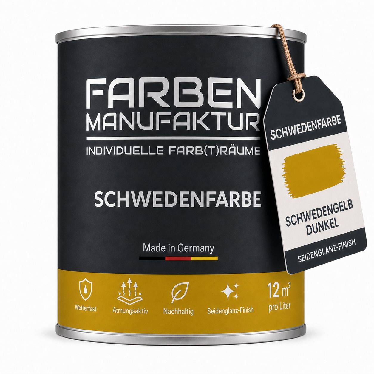 Farben Manufaktur Schwedenfarbe - Schwedengelb Dunkel Farben Manufaktur Schwedenfarbe - Schwedengelb Dunkel