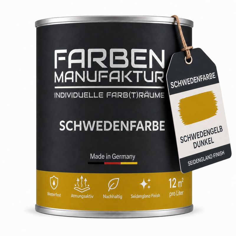 Farben Manufaktur Schwedenfarbe - Schwedengelb Dunkel Farben Manufaktur Schwedenfarbe - Schwedengelb Dunkel