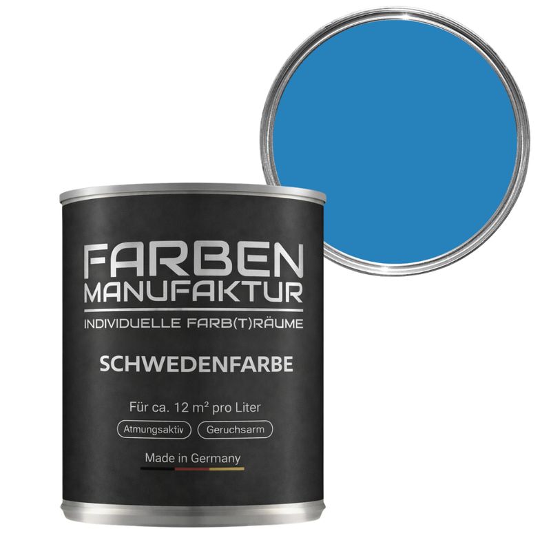 Farben Manufaktur Schwedenfarbe - Schwedenblau Farben Manufaktur Schwedenfarbe - Schwedenblau