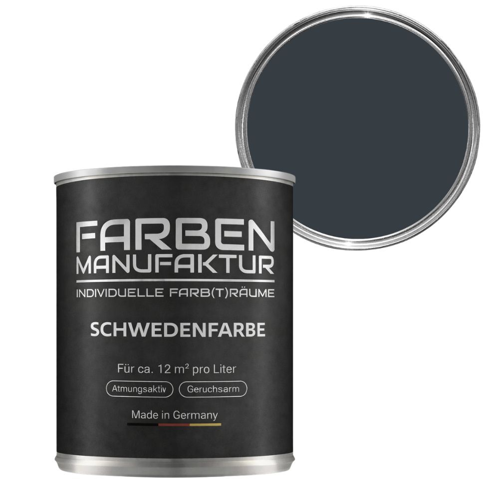 Farben Manufaktur Schwedenfarbe - Anthrazit Farben Manufaktur Schwedenfarbe - Anthrazit