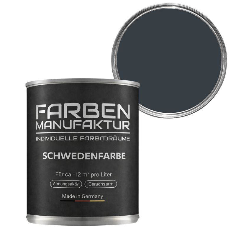 Farben Manufaktur Schwedenfarbe - Anthrazit Farben Manufaktur Schwedenfarbe - Anthrazit