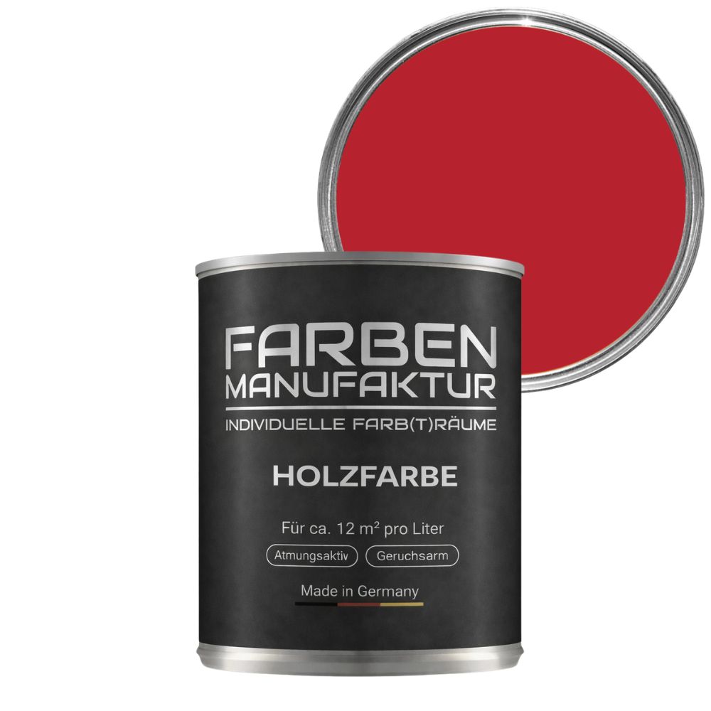 Farben Manufaktur Holzlasur Trendfarben Abendsonnenrot Farben Manufaktur Holzlasur Trendfarben Abendsonnenrot