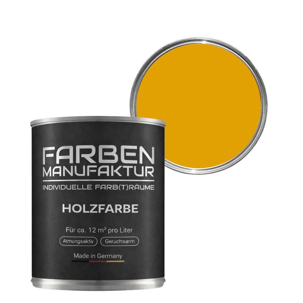 Farben Manufaktur Holzschutz deckend - RAL 1006 Maisgelb Farben Manufaktur Holzschutz deckend - RAL 1006 Maisgelb