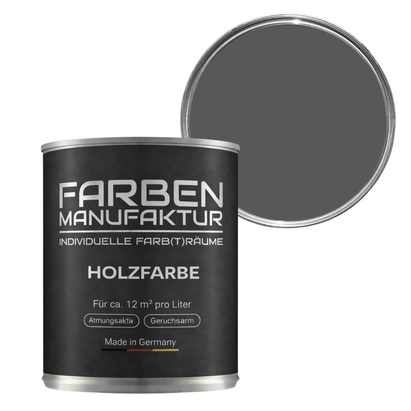 Farben Manufaktur Holzlasur Trendfarben Dunkelgrau Farben Manufaktur Holzlasur Trendfarben Dunkelgrau
