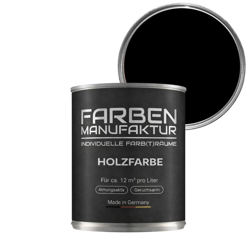 Farben Manufaktur Holzlasur Trendfarben Schwarz Farben Manufaktur Holzlasur Trendfarben Schwarz