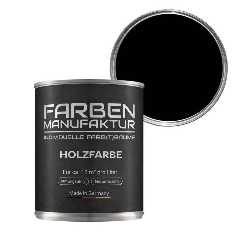 Farben Manufaktur Holzfarbe Trendfarben Schwarz Farben Manufaktur Holzfarbe Trendfarben Schwarz