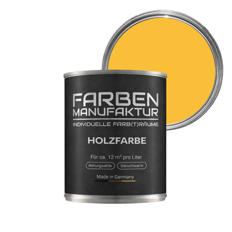 Farben Manufaktur Holzschutz deckend - RAL 1003 Signalgelb Farben Manufaktur Holzschutz deckend - RAL 1003 Signalgelb