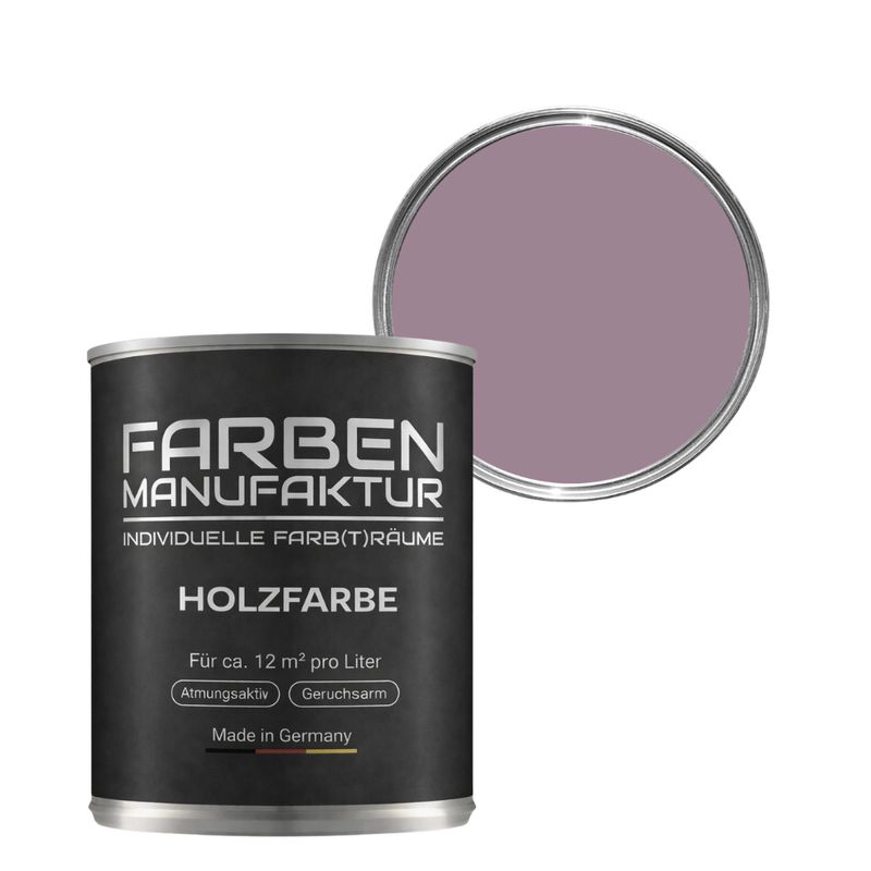 Farben Manufaktur Holzschutz deckend - RAL 4009 Pastellviolett Farben Manufaktur Holzschutz deckend - RAL 4009 Pastellviolett