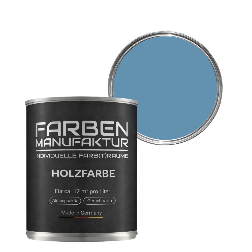 Farben Manufaktur Holzschutz deckend - RAL 5024 Pastellblau Farben Manufaktur Holzschutz deckend - RAL 5024 Pastellblau