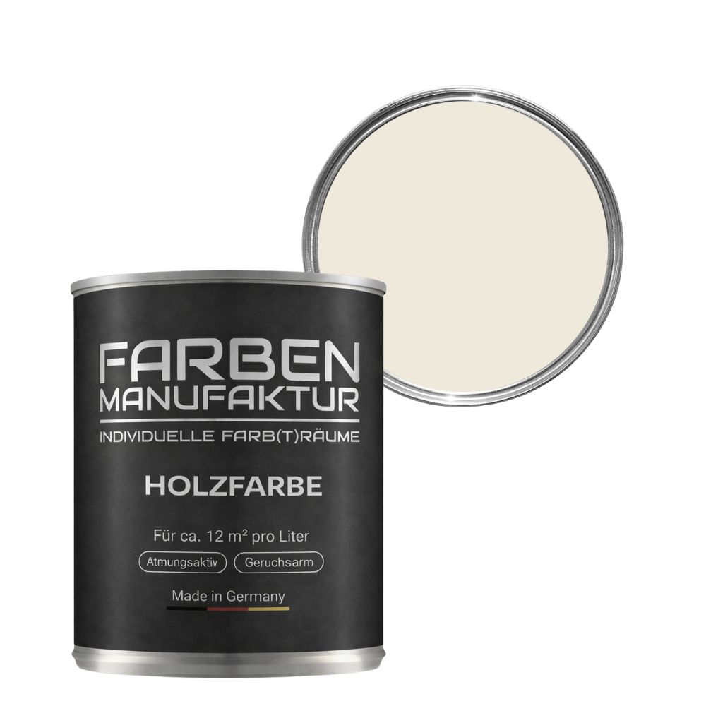 Farben Manufaktur Holzschutz deckend - RAL 9001 Cremeweiß Farben Manufaktur Holzschutz deckend - RAL 9001 Cremeweiß