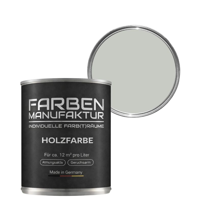 Farben Manufaktur Holzschutz deckend - RAL 9018 Papyrusweiß Farben Manufaktur Holzschutz deckend - RAL 9018 Papyrusweiß