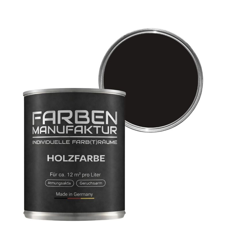 Farben Manufaktur Holzschutz deckend - RAL 8022 Schwarzbraun Farben Manufaktur Holzschutz deckend - RAL 8022 Schwarzbraun