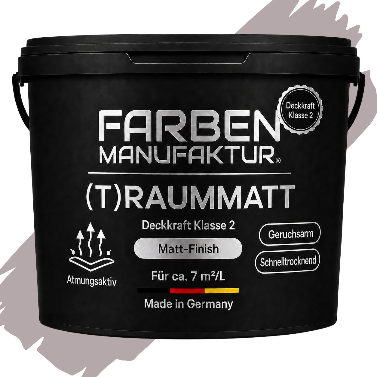 Farben Manufaktur (T)raummatt - Würdevolles Grau Rot Farben Manufaktur (T)raummatt - Würdevolles Grau Rot