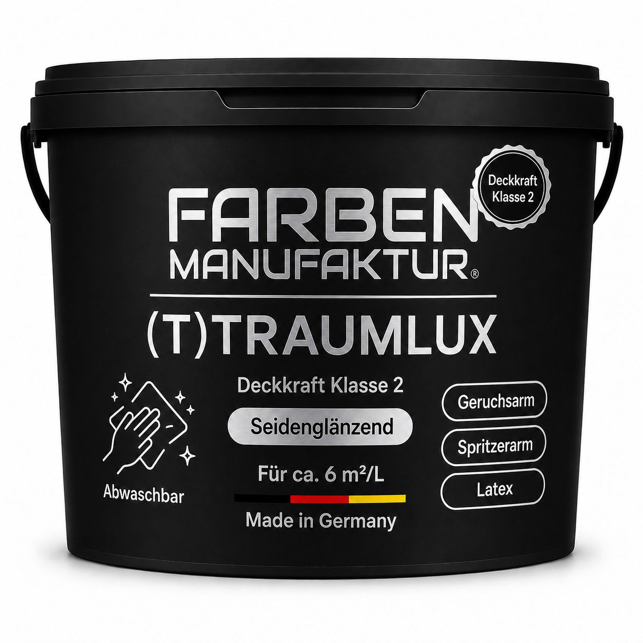 Farben Manufaktur (T)raumlux Seidenglänzend - Weiß Farben Manufaktur (T)raumlux Seidenglänzend - Weiß
