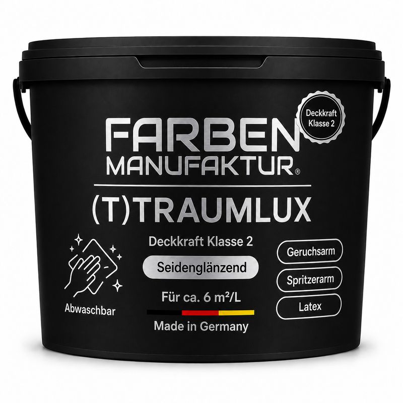 Farben Manufaktur (T)raumlux Seidenglänzend - Weiß Farben Manufaktur (T)raumlux Seidenglänzend - Weiß