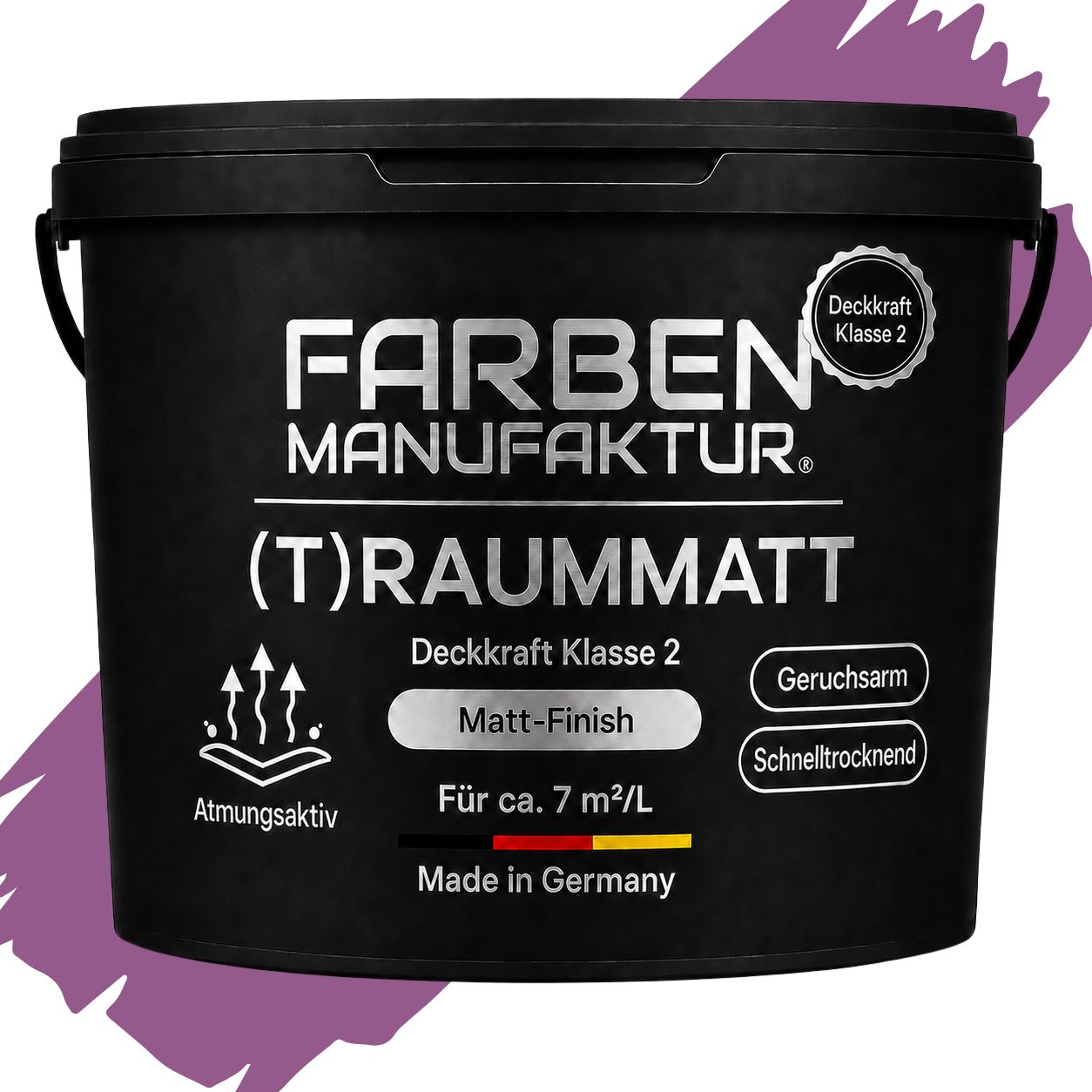 Farben Manufaktur (T)raummatt - Ausgefallenes Rot Violett